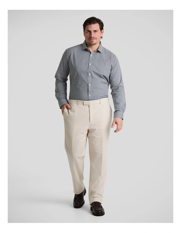 Hunter Stripe Easycare Shirt in Ink image 4