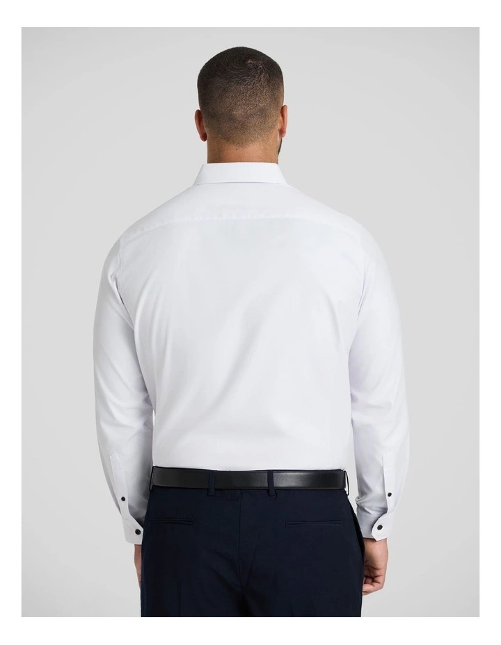 Roman Dobby Smart Shirt in White image 2