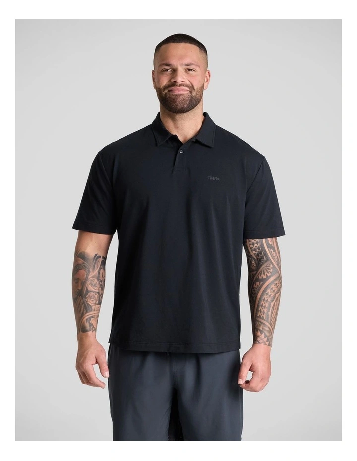 TMR Active Everyday Polo in Black image 1