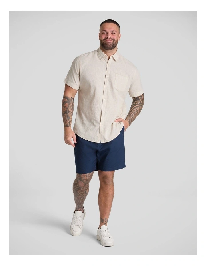 Solomon Linen Shirt in Natural image 4