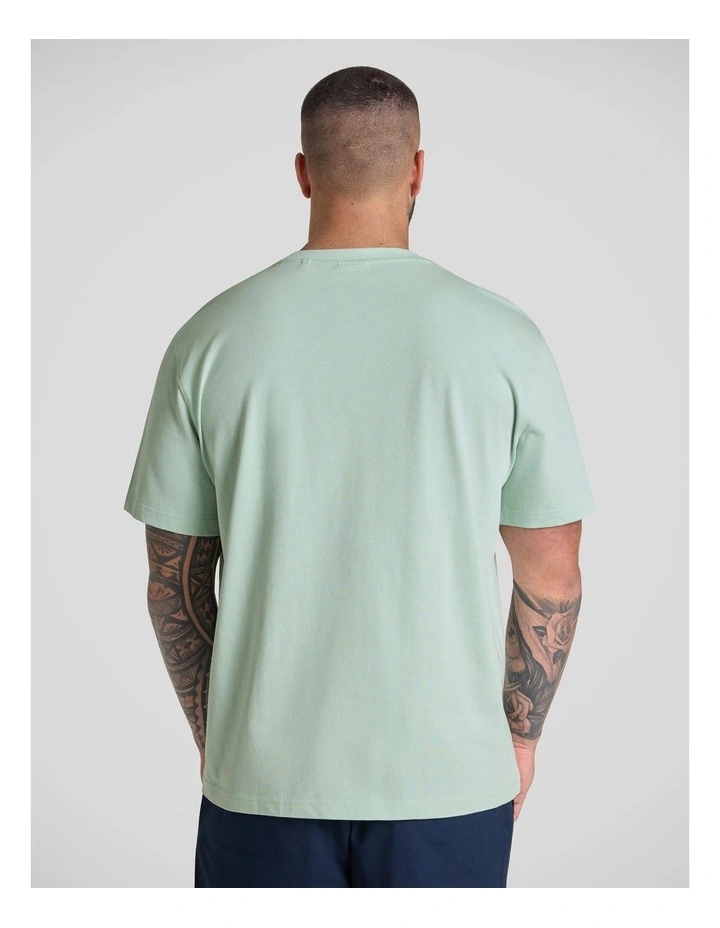 Classic Heavy Weight Tee in Aquamarine image 2