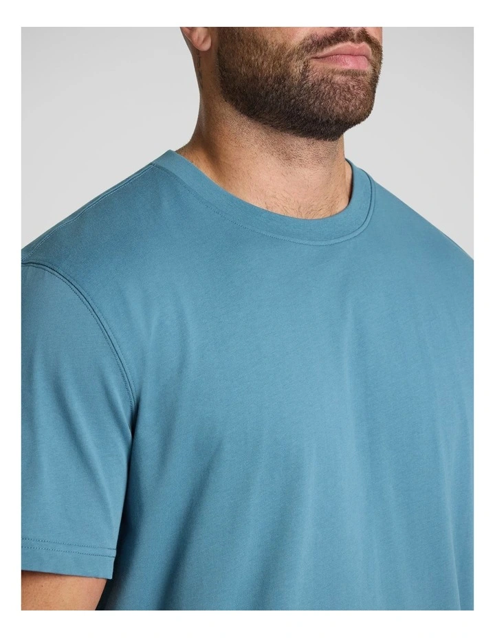 Classic Heavy Weight Tee in Airforce Blue image 3