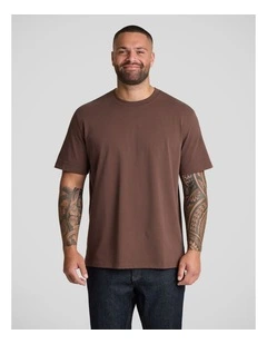 Classic Heavy Weight Tee in Brown