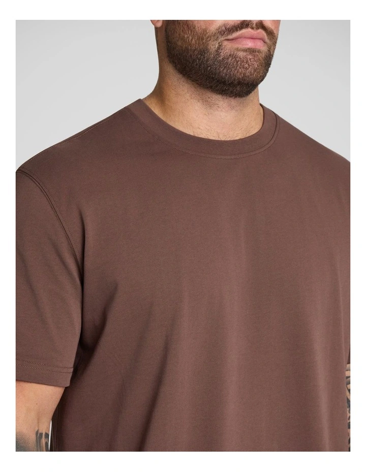 Classic Heavy Weight Tee in Brown image 3