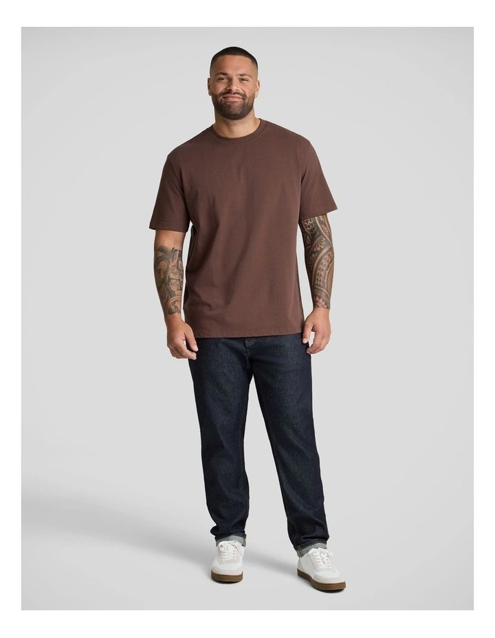 Classic Heavy Weight Tee in Brown image 4