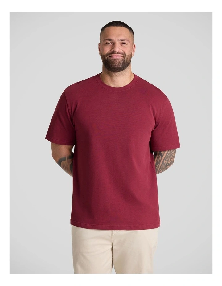 Classic Heavy Weight Tee in Garnet image 1