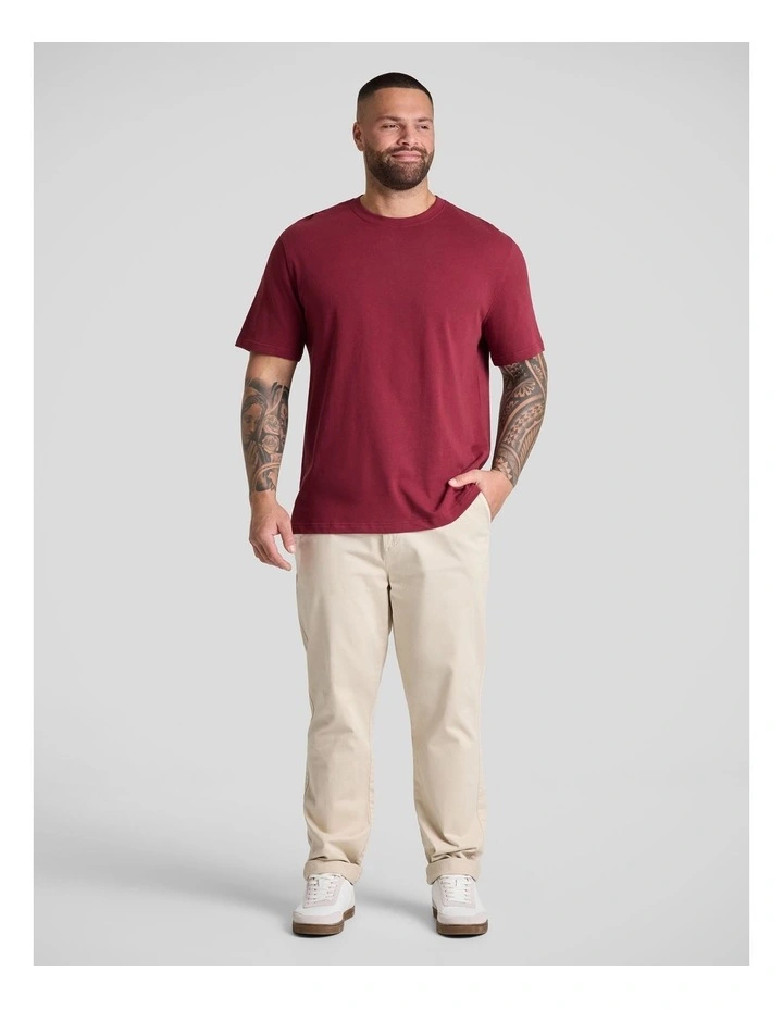 Classic Heavy Weight Tee in Garnet image 4