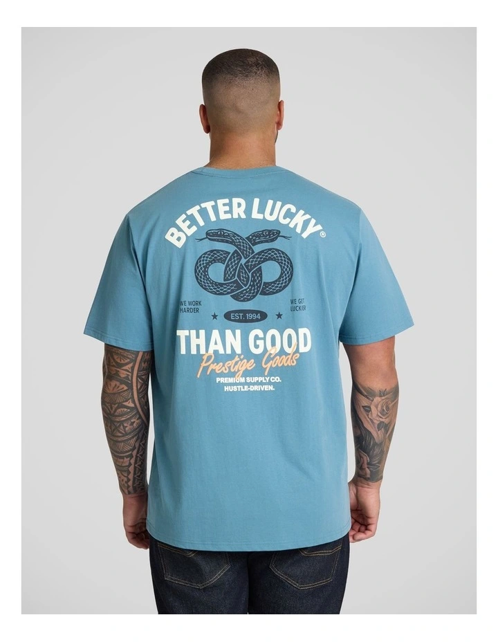 Better Crew Neck Tee in Blue image 1