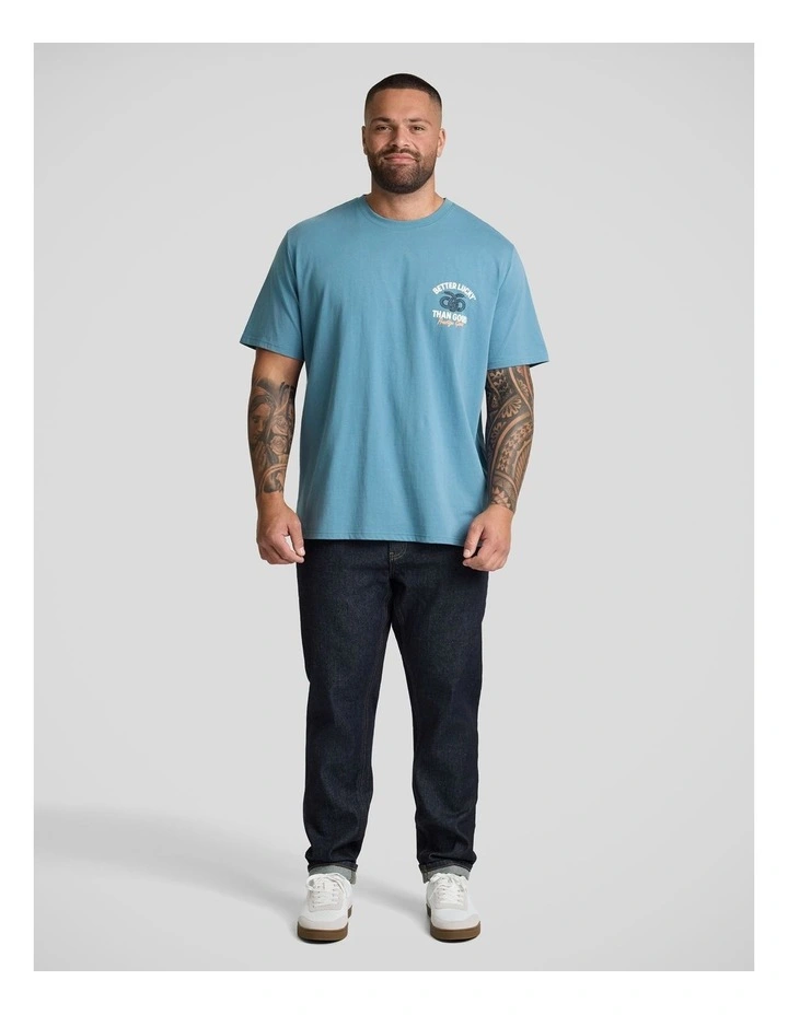 Better Crew Neck Tee in Blue image 4
