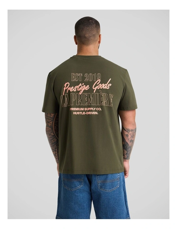 Prestige Stretch Classic Tee in Olive image 1