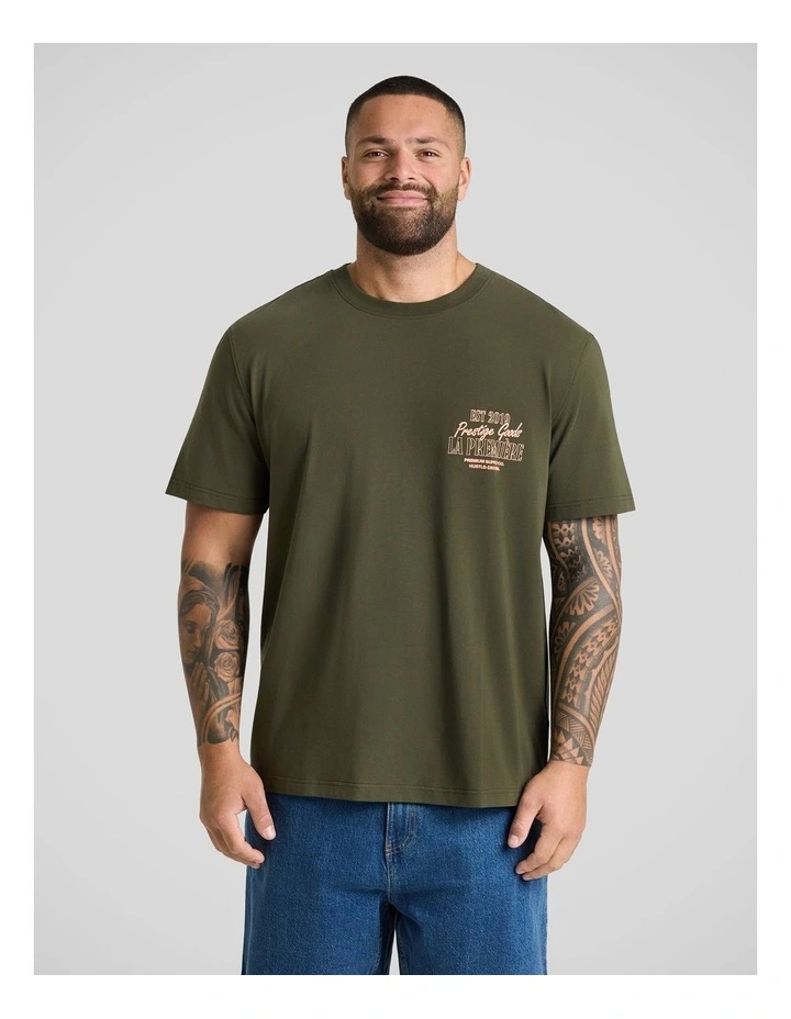 Prestige Stretch Classic Tee in Olive image 2