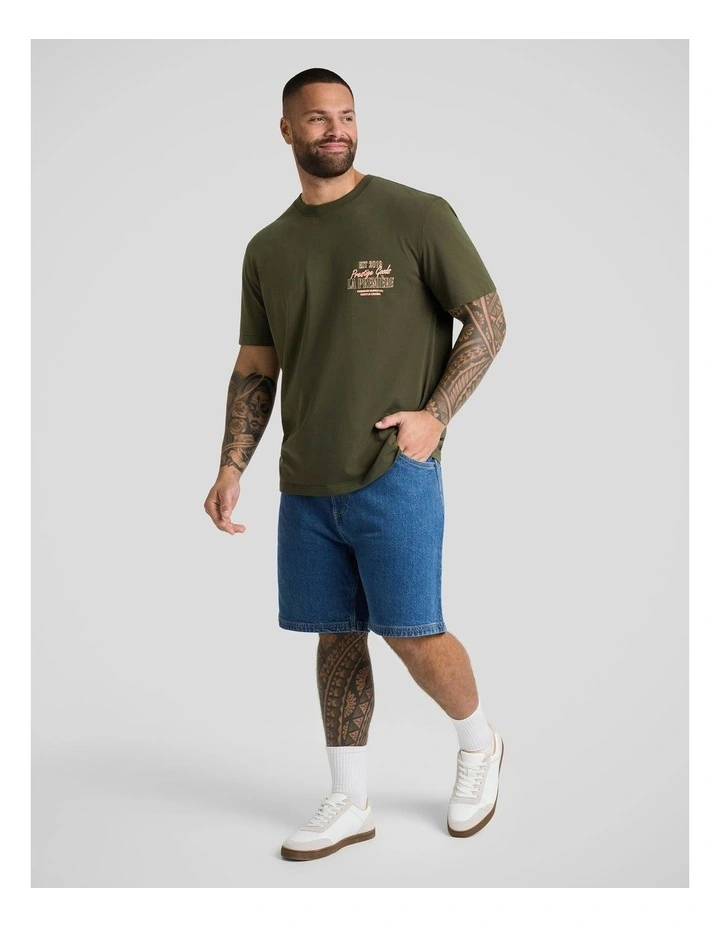 Prestige Stretch Classic Tee in Olive image 4