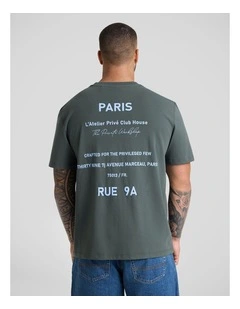 Private Stretch Classic Tee in Slate