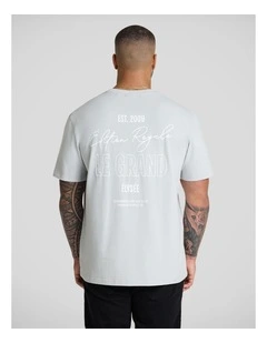 Royale Stretch Classic Tee in Cool Grey
