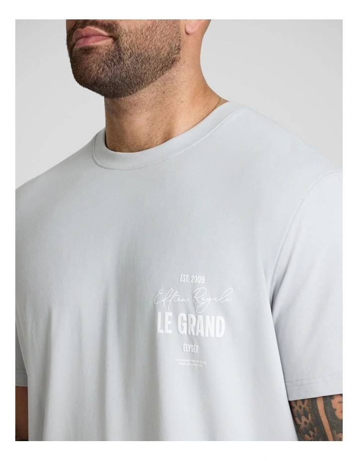 Royale Stretch Classic Tee in Cool Grey image 3