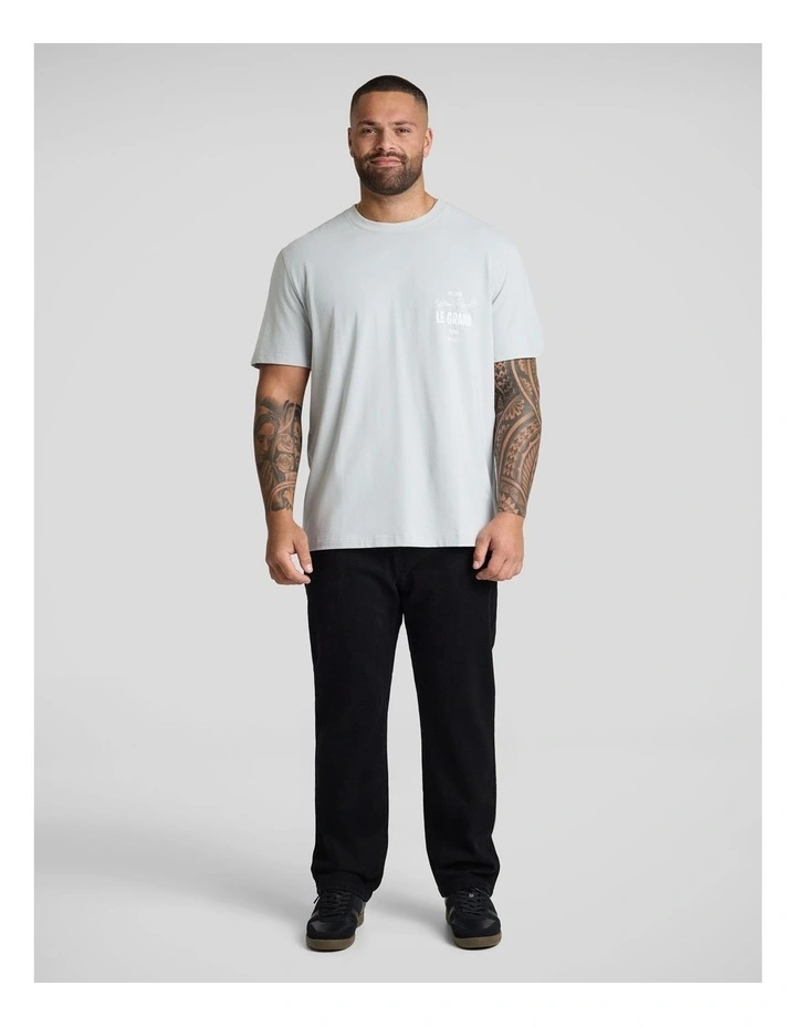 Royale Stretch Classic Tee in Cool Grey image 4