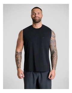 TMR Active Everyday Muscle Tee in Black