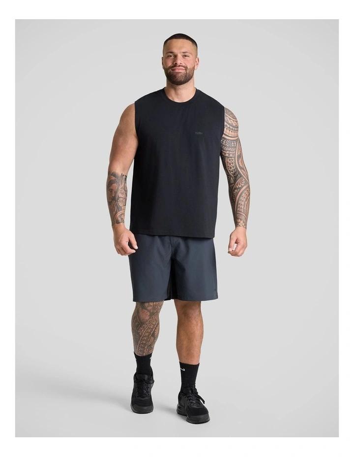 TMR Active Everyday Muscle Tee in Black image 4