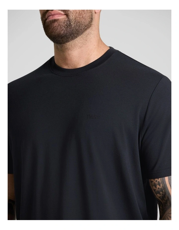 TMR Active Everyday Tee in Black image 3