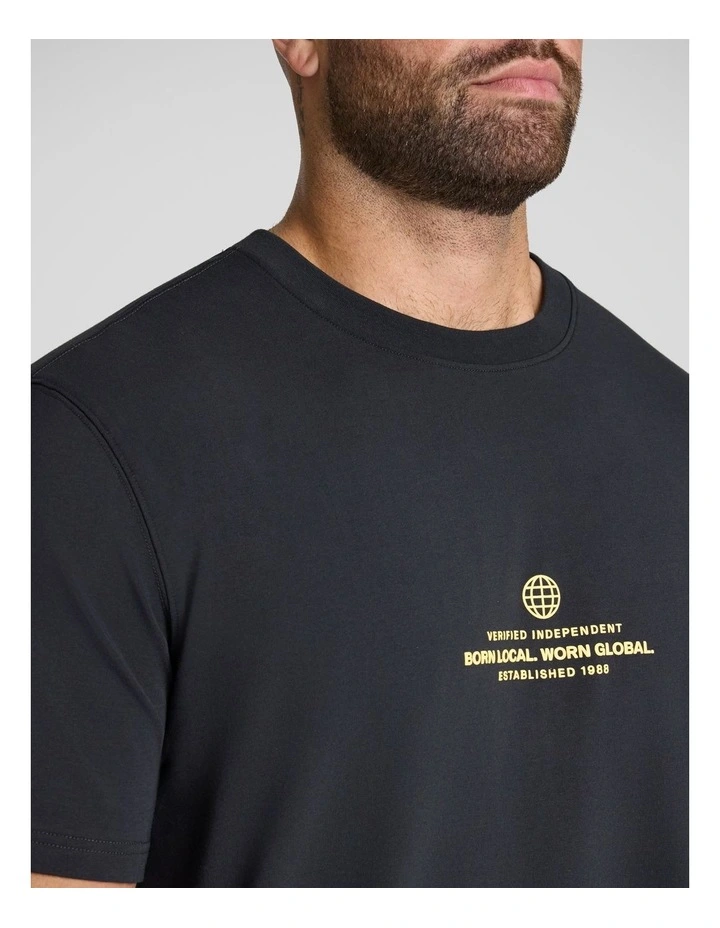 Verified Stretch Classic Tee in Black image 3