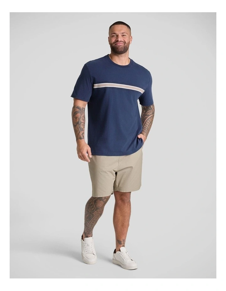 Panel Classic Tee in Washed Blue image 4