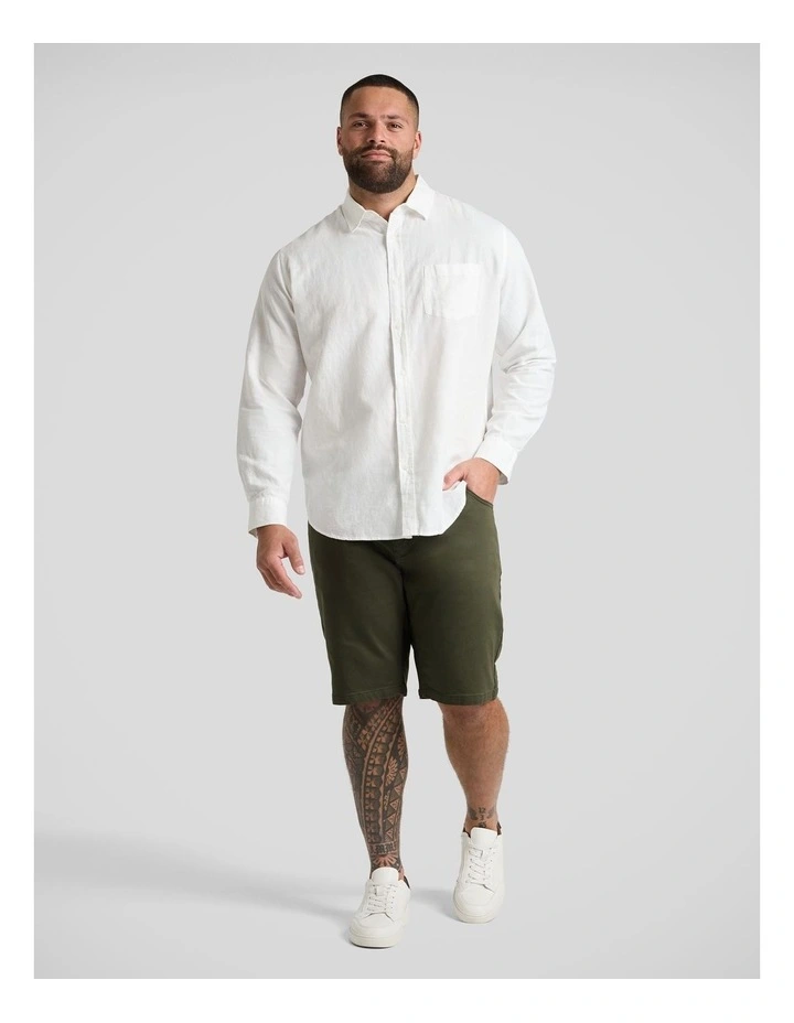 Cameron Knit Short in Khaki image 4