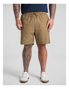 Kai Stretch Volley Short in Camel