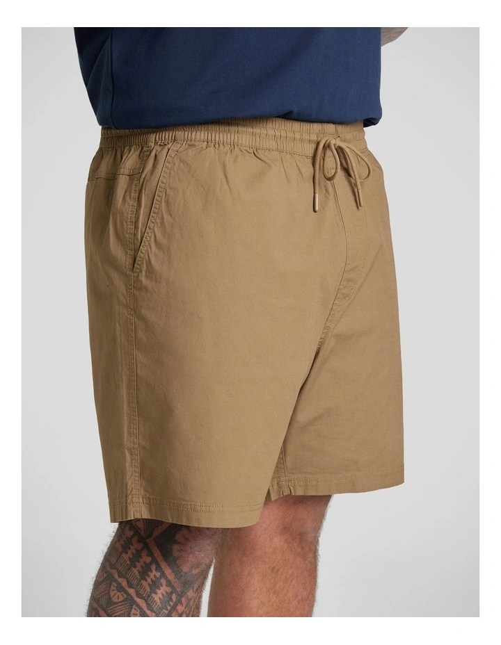 Kai Stretch Volley Short in Camel image 3