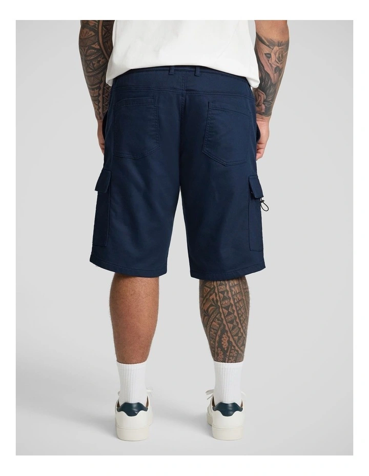 Nelson Knit Cargo Short in Navy image 2