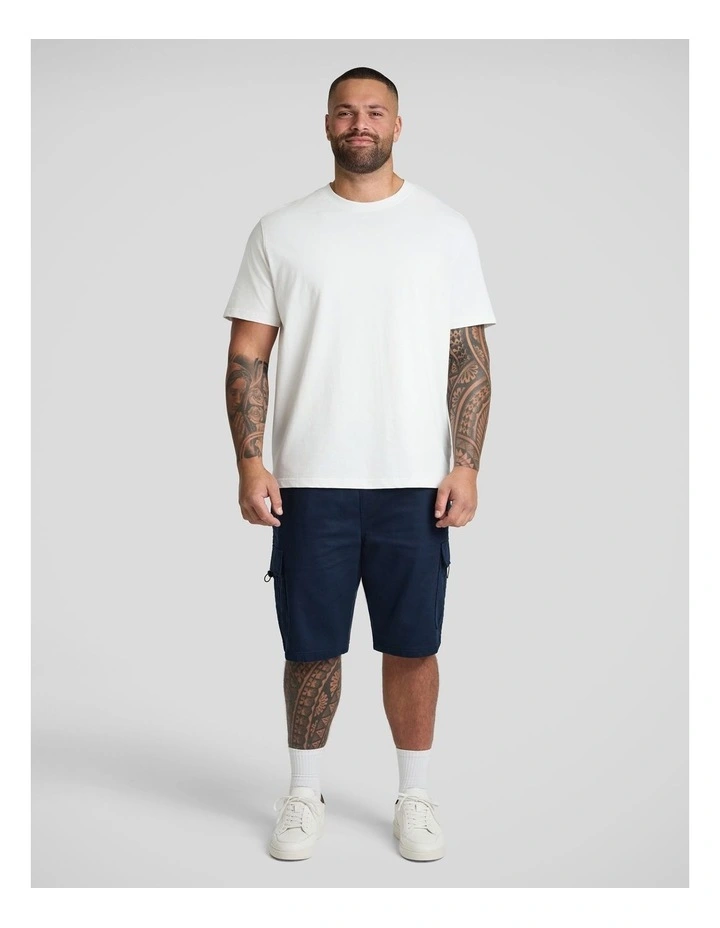Nelson Knit Cargo Short in Navy image 4