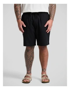 Shoreline Linen Short in Black