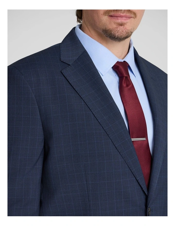 Darby Check Suit Jacket in Royal Blue image 3