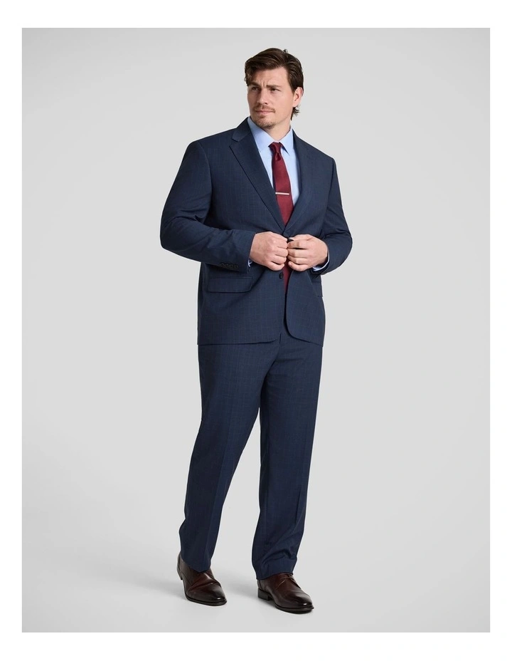 Darby Check Suit Jacket in Royal Blue image 4