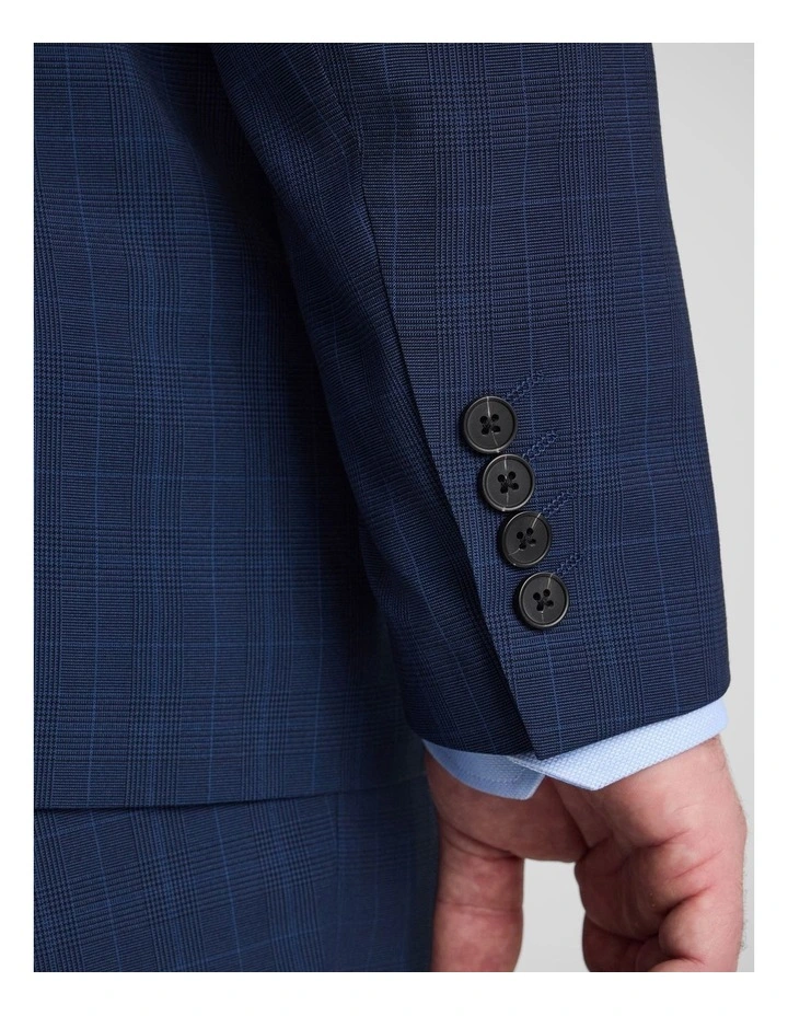 Darby Check Suit Jacket in Royal Blue image 6