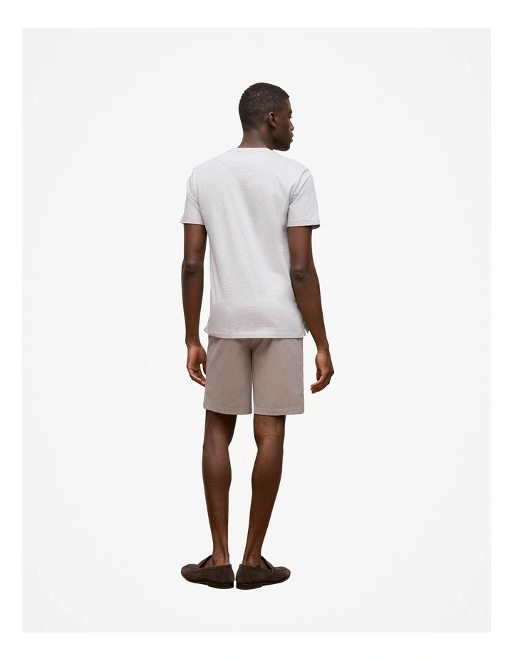 Cotton Marle Crew T-shirt in Grey Marle image 4