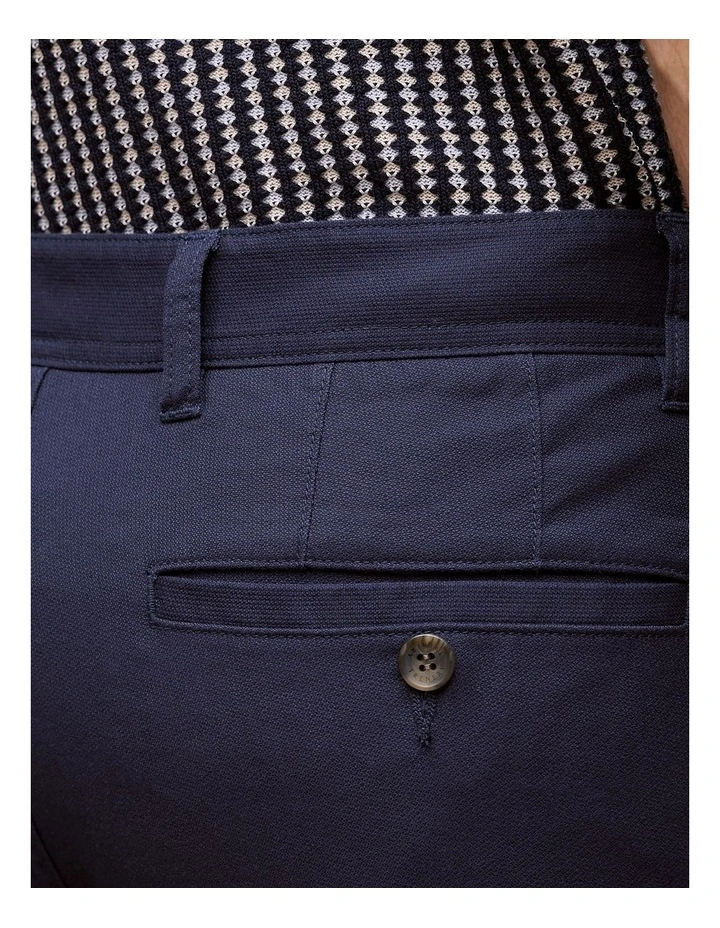 Tailored Fit Dobby Twill Pant in Navy image 3