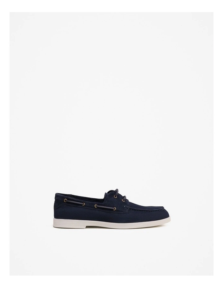 Keeling Boat Shoe in Navy image 1