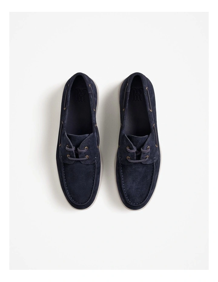 Keeling Boat Shoe in Navy image 3
