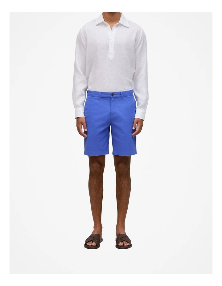 Cotton Twill Chino Shorts in Vivid Blue image 1