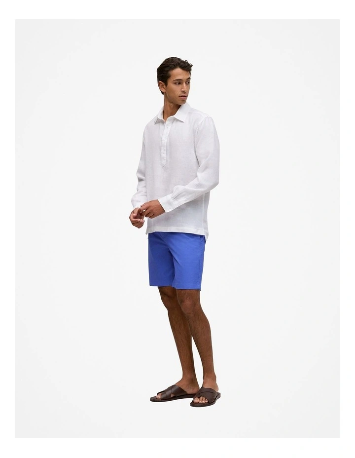 Cotton Twill Chino Shorts in Vivid Blue image 4