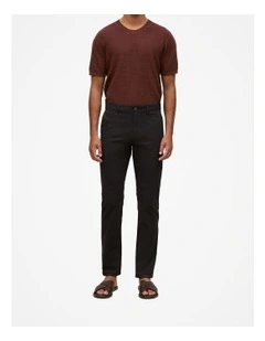 Slim Fit Chino Pant in Black