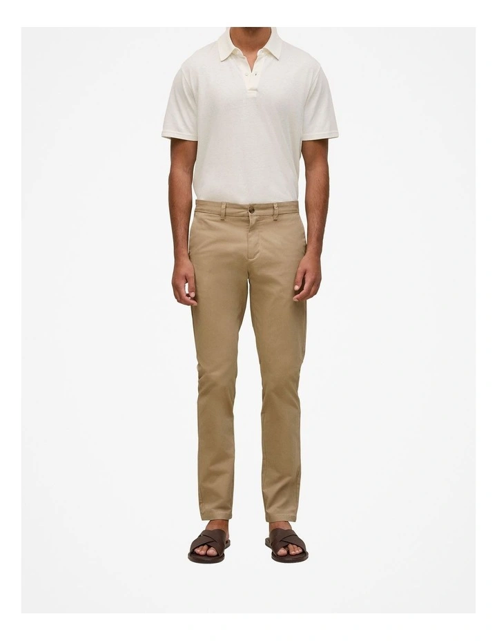 Slim Fit Chino Pant in Desert image 1