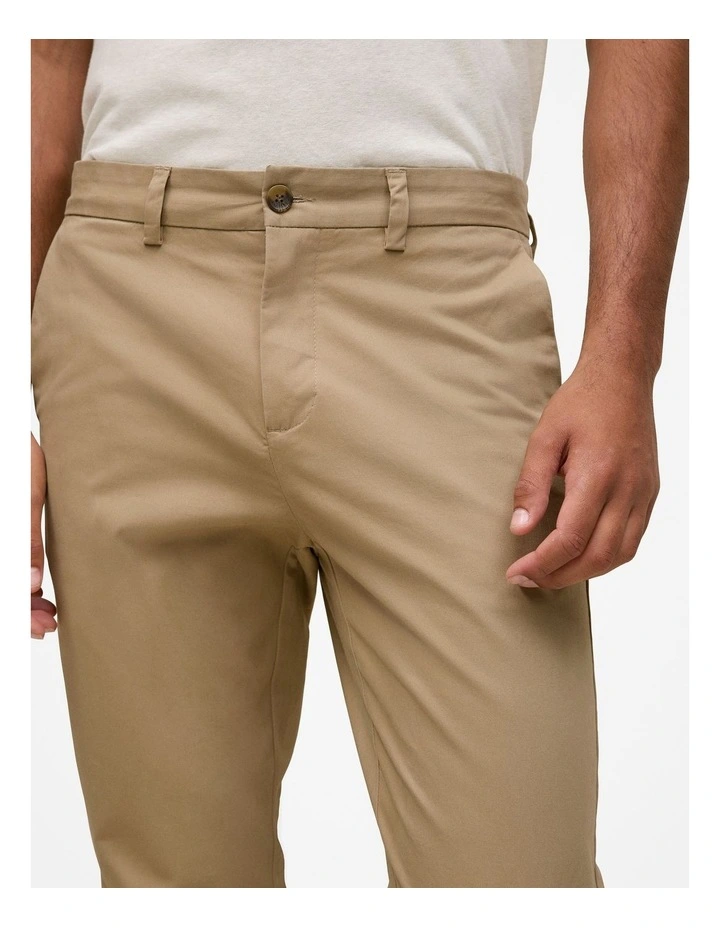 Slim Fit Chino Pant in Desert image 3