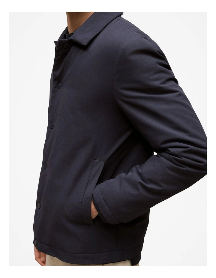 Travel Padded Jacket in Navy image 3