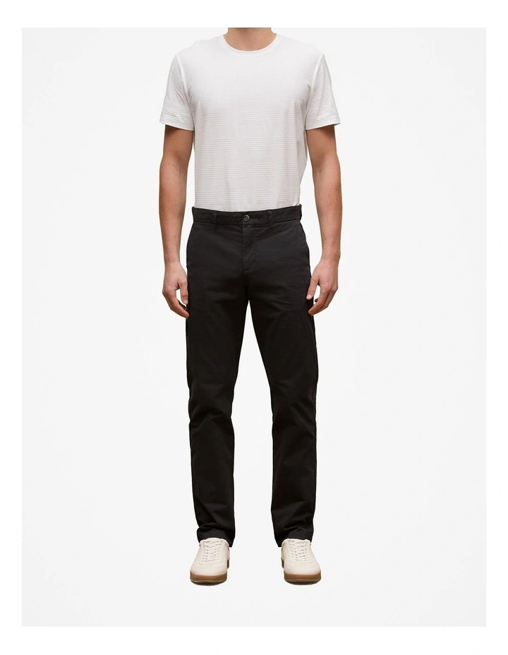 Regular Fit Chino Pant in Black image 1