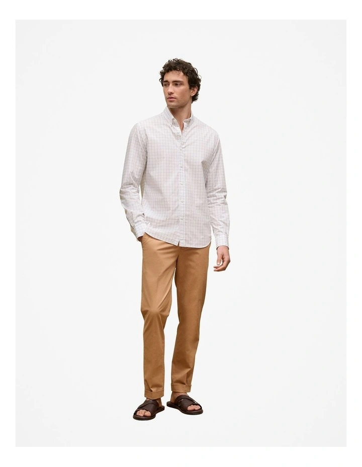 Regular Fit Modern Chino Pant in Camel image 2