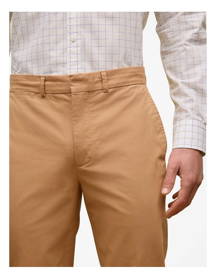 Regular Fit Modern Chino Pant in Camel image 3