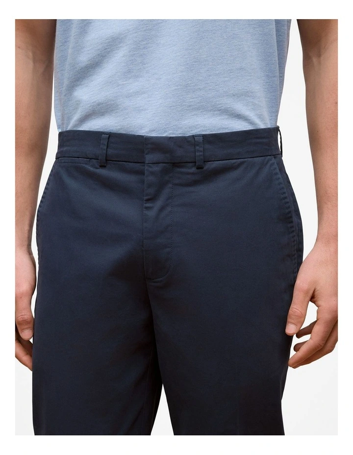 Regular Fit Modern Chino Pant in Navy image 3