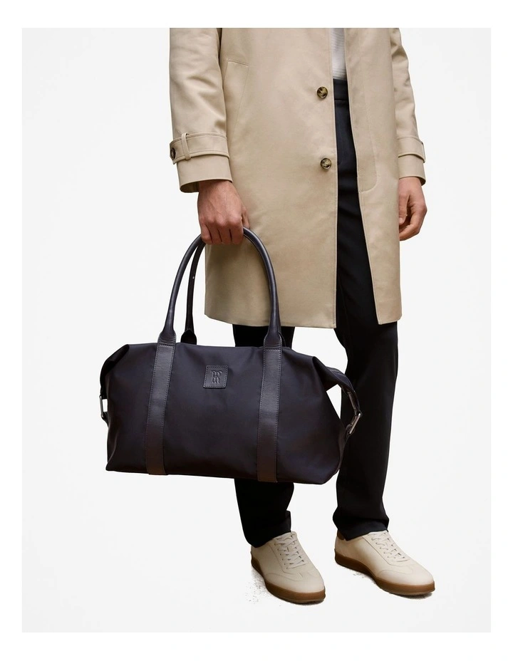 Terra Leather Trimmed Travel Bag in Night Sky image 4