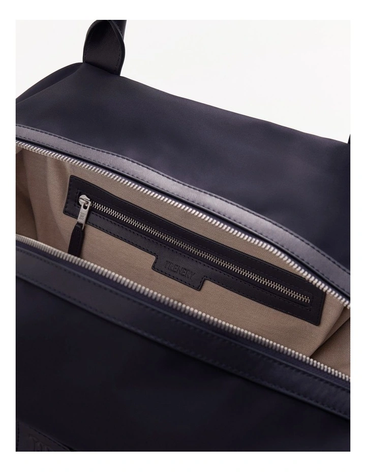 Terra Leather Trimmed Travel Bag in Night Sky image 5